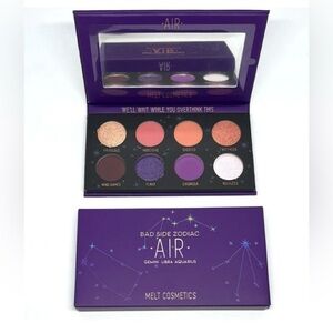 Melt Cosmetics Air Eyeshadow Palette with Purple and Gold Hues